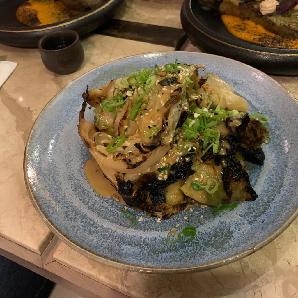 Cabbage with Goma Sauce